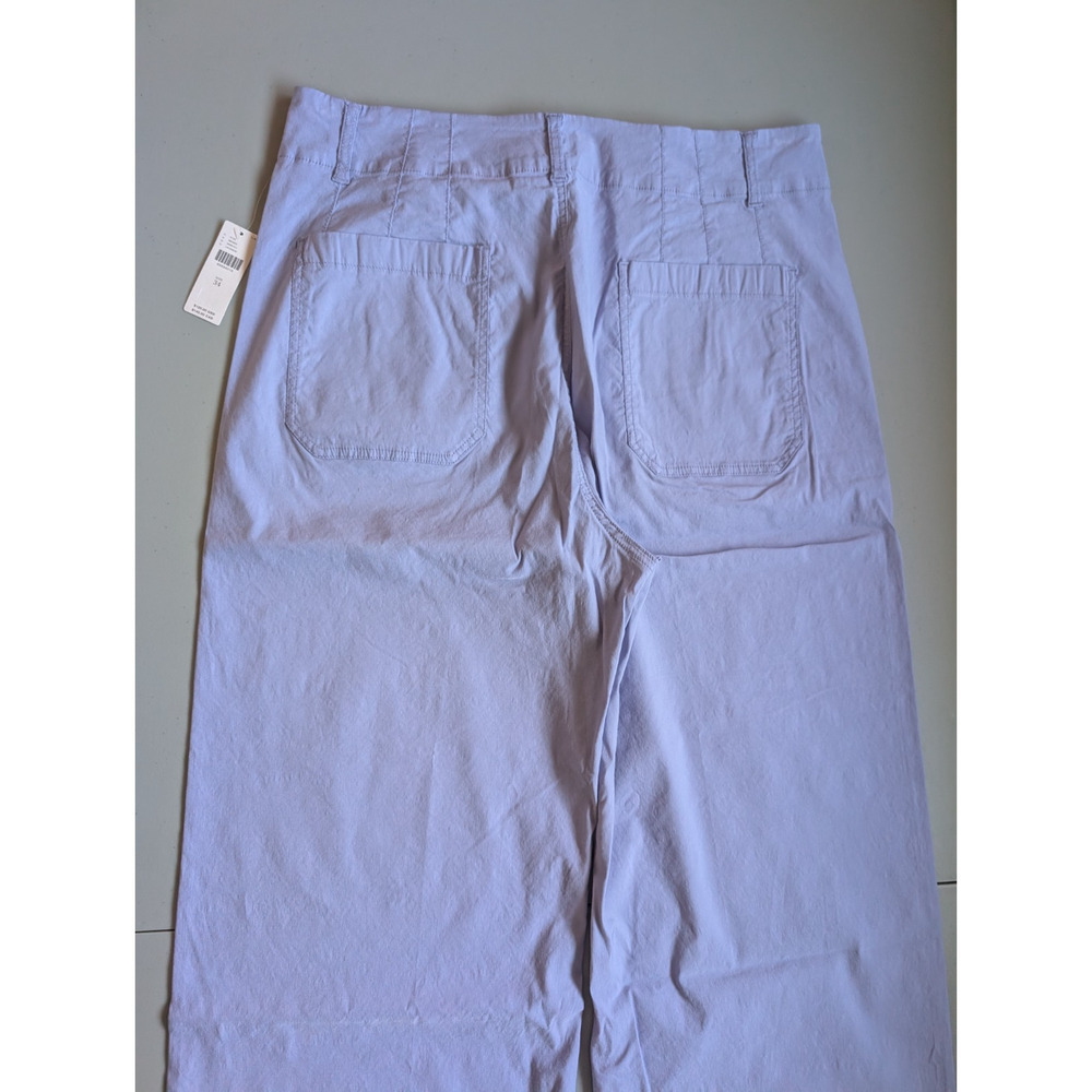 NWT Anthropologie Maeve The Colette Cropped Wide-Leg Pants Sz 34 LAVENDER 7F471 - Picture 8 of 12